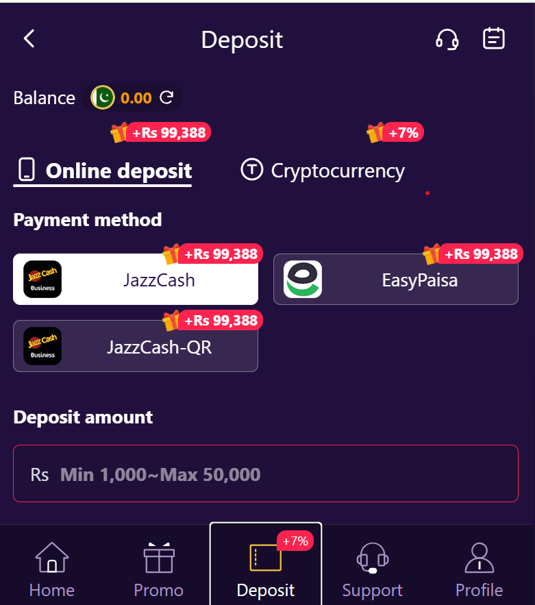 td1947 game deposit